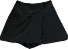 Black Bottoms With Built-in Shorts For Going Out, Black Short Length Bottoms For Date Night, Elegant Short Skort By Zara, Solid Short Skort For Night Out, Black Bottoms With Built-in Shorts For Date Night, Chic Black Zara Shorts, Chic Short Skort By Zara, Fitted Black Skort By Zara, Black Skort With Short Inseam For Work