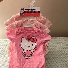 Brand New Hello Kitty Baby Set!!! Size 3/6!!! New With Tags!!! Hello Kitty Baby Clothes, Hello Kitty Nursery, Princess Kitty, Kitty Aesthetic, Hello Kitty Baby, Girls Pjs, Sanrio Pink, Kitty Baby, Hello Kitty Aesthetic