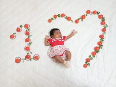 1st month baby photo shoot idea using tomato 1st Month Photoshoot Ideas At Home, 1 Month Baby Photoshoot Ideas At Home, Baby Photo Shoot Ideas At Home, Baby 1st Month Photo Ideas