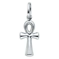 14k White Gold High Polish Ankh Pendant Ancient Symbol Egyptian Charm Jewelry Female Unisex Our 14k gold is the standard for beautiful high-quality gold jewelry. 14k gold is 58% pure gold mixed with alloys to add strength and durability to stand the test of time. Keep your fine jewelry shiny and elegant by storing it properly. Jewelry needs to be stored in a dry area, preferably away from air in a jewelry box or plastic bag. Avoid exposure to harsh chemicals. Use a polishing cloth to remove tarnish build-up over time. Size: One Size.  Color: Metal Type.  Age Group: adult. Ankh Pendant, Tarnish Remover, Ancient Symbols, Pure Gold, Charm Jewelry, Plastic Bag, Types Of Metal, Gold Jewelry, Jewelry Box