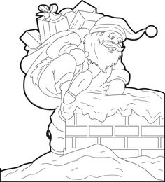 FREE Printable Santa Claus Coloring Page For Kids Santa Claus Coloring, Santa Coloring, Printable Santa Claus, Santa And Sleigh, Christmas Coloring Page, Free Christmas Coloring Pages, Printable Christmas Coloring Pages, Kids Wraps, Easter Bunny Ears