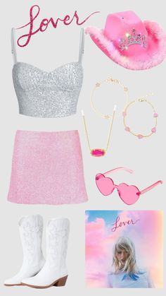 Lover eras tour outfit Lover Outfit, Taylor Swift Birthday Party Ideas, Taylor Swift Photoshoot, Lover Album, Taylor Swift Party