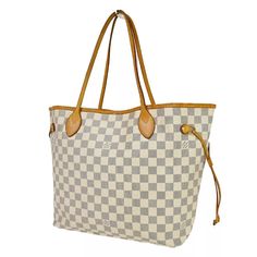 Brand Louis Vuitton Style Shoulder Bag Color / Material White/Damier Azur Leather Country Of Manufacture France Serial Number Sp3170 Dimension Size ( Inch ) W 12.6 X H 11.4 X D 6.5 " (Approx.) Size ( Cm ) W 32 X H 29 X D 16.5 Cm (Approx.) Handle Drop ( Inch /Cm ) 0 "/ 0 Cm (Approx.) Shoulder Drop ( Inch /Cm ) 8.7 - 0 "/ 22 - 0 Cm(Approx.) Come With ( Accessories) - Pockets Outside - Inside Zipper Pocket*1 Example Of Ranks S New,Unused Sa Less Frequently Used Items A There Is A Little Feeling Of White Monogram Canvas Bag For Everyday, White Monogram Canvas Shoulder Bag For Everyday Use, White Monogram Canvas Bags For Everyday Use, Everyday White Monogram Canvas Shoulder Bag, White Monogram Canvas Shoulder Bag, Everyday White Monogram Canvas Bag, Designer White Coated Canvas Shoulder Bag, White Monogram Canvas Tote Bag, White Monogram Canvas Bag With Removable Pouch