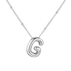 PRICES MAY VARY. Metal Type: Brass Gem Type: No Gemstone Material: Brass Item Weight: 0.02 pounds Stone Shape: Irregular Chain Type: C-Link Silver Bubble Letter Necklace, Bubble Letter Necklace, Alphabet Pendant, Bubble Letter, Initial Necklaces, Bubble Letters, Surprise Gift, Letter Pendants, Delicate Jewelry