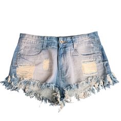 Denim Co@Primark Blue Distressed Cut Off Denim Shorts Women's Size 6 Nwt Excellent Condition. (See Pics For Details) "All Shorts Measurements Are Approximate, And Were Taken Laying Flat" Waist: 15" Rise: 10.5" Inseam: 1" Open To Offers Bundle & Save Ripped Dark Wash Denim Shorts, Ripped Dark Wash Denim Jean Shorts, Blue Ripped Cutoff Jean Shorts, Ripped Denim Shorts In Blue, Ripped Washed Blue Cotton Jean Shorts, Distressed Denim Blue Denim Shorts, Ripped Medium Wash Denim Jean Shorts, Blue Frayed Hem Cutoff Jean Shorts, Blue Cutoff Jean Shorts With Frayed Hem