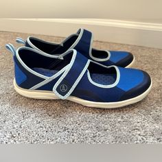 Lands End Mary Jane Style Water Shoe Like New Without Tags Comfy And Versatile Size 9 Comfortable Blue Walking Shoes For Spring, Comfortable Blue Spring Walking Shoes, Casual Comfortable Blue Walking Shoes, Blue Casual Walking Shoes For Spring, Casual Blue Walking Shoes For Spring, Casual Blue Slip-on Walking Shoes, Comfortable Flat Blue Walking Shoes, Blue Slip-on Walking Shoes For Spring, Casual Blue Walking Shoes With Ortholite Insole