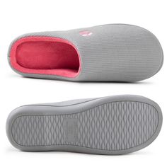 Step into these comfortable slippers after all-day walking or standing and let the memory foam footbed heal your tired feet. The slow-rebound material conforms to your foot shape to evenly distribute your weight. Made of a waffle-knit cotton-blend upper, your feet get to breathe which keeps the interior sweat-free and odorless. The rubber outsole lets you step out anytime for quick chores or work in the garden, without needing to switch shoes. All RockDove slippers are 100% vegan and machine was Moccasins Style, Clogs Style, Acrylic Toes, Comfortable Slippers, Closed Toe Shoes, Collars For Women, Knit Cotton, Waffle Knit, Slide Slipper