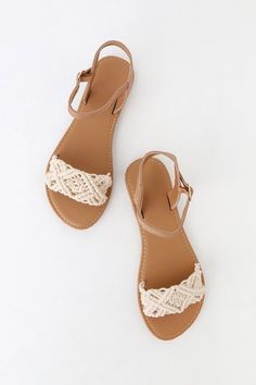 Pola Macrame, Fashion Shoes Sandals, Crochet Sandals, Minimalist Shoes, Slingback Flats, Sandal Heels, Girly Shoes, Cute Sandals, Fashion Sandals