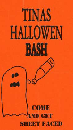 an orange book cover with black lettering and a ghost holding a syringet in it's mouth