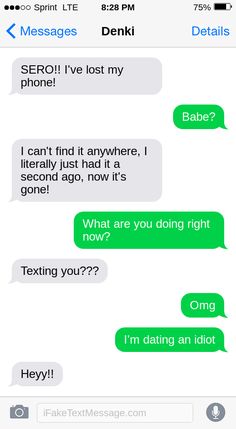 two texts that are being used to describe what they're talking to each other