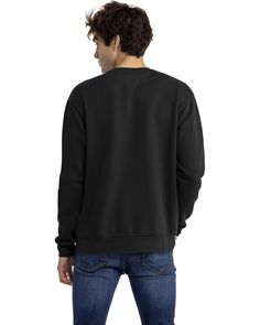 Unisex Santa Cruz Sweatshirt - BLACK - L | Next Level Santa Cruz Sweatshirt in Black Size Large | 80/20 Cotton/Polyester Black Relaxed Fit Crew Sweater, Black Casual Crew Neck Sweatshirt, Black Crew Neck Basic Sweater, Casual Black Crew Neck Sweatshirt, Basic Black Crew Neck Sweater, Basic Black Crew Sweatshirt, Basic Black Crew Neck Sweatshirt, Black Relaxed Fit Crew Neck Sweatshirt, Black Casual Crew Sweatshirt