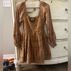 American Eagle Dresses, Country Western Outfits, Eagle Dress, American Eagle Outfits, American Eagle Dress, Long Sleeved Dress, Sleeved Dress, Boys Clothes, Country Western