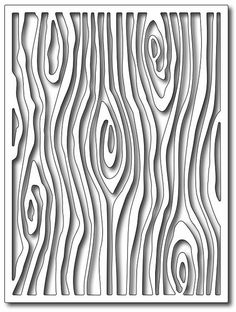 a cut out piece of wood with wavy lines