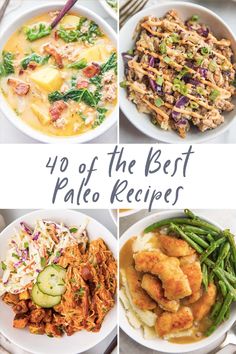 40 of the Best Paleo Recipes Around, #glutenfreerecipes, #glutenfreerecipesdinner #glutenfreerecipesdessert  #glutenfreerecipescake #glutenfreerecipescookie #glutenfreerecipesbreakfast #glutenfreerecipeslunch Whole 30 Meal Plan, Best Paleo Recipes, Whole30 Dinners, Whole 30 Diet, Paleo Diet Recipes, Recipe 30, Paleo Whole 30, Low Carb Paleo, Paleo Dinner