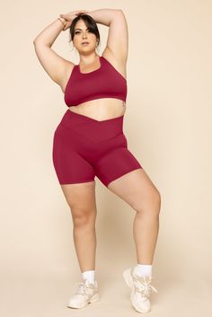 Run, stretch, and stride in buttery-soft comfort. Designed with our iconic curve-accentuating Crisscross Hourglass® waistband, these 5" Midi Shorts keep your strides comfy and your squats peek-a-boo free. Midi Shorts, Leggings Hoodie, Bra Dress, Swimming Workout, Swim Shop, Long Sleeves Jacket, Shorts With Pockets, Hoodie Dress, Cropped Tank Top