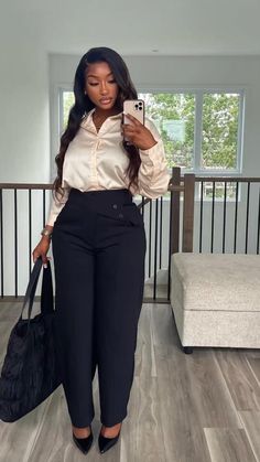 Realtor Outfits Black Women, Office Job Outfits Black Women, Cute Professional Outfits Black Women, Shein Business Casual Outfits, Work Outfits Women Plus Size, Baddie Office Outfits, Paralegal Outfits, Work Baddie, Office Baddie