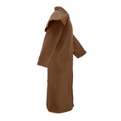 Unisex Duster Oilskin Coat Jacket Cotton Waterproof Black|Brown|Olive Free Shipp Oilskin Duster, Duster Coats, Equestrian Outfits, Brands Outlet, Vest Jacket, Duster Coat, Black And Brown, Coats Jackets, Wax