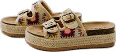 Espadrilles Platform, Buckle Sandals, Platform Sandals, Sale Items, Clothing And Shoes, Espadrilles, Floral Design, Shoe Accessories, Buckle