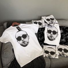 This White T Shirt Features A Cropped Head Out Of A Recent Painting I Made Of Mac Miller! Check Out My Art Page On Instagram @Courtsilv Gildan Mens 100% Ultra Cotton Heavy Blend Tshirt. Summer Streetwear Tops With Graphic Print, Summer Streetwear Tops With Printing, Casual Printed T-shirt, Casual Relaxed Fit Tops With Printing, Casual Relaxed Fit Printed Tops, Short Sleeve Cotton Tops With Printing, Casual White Print T-shirt, Casual White Top With Printing Details, Casual White Top With Printing