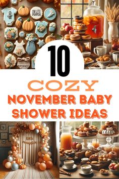 the top ten cozy november baby shower ideas