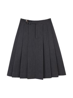 The price is for a skirt only, others are not included.  Garment Size   	 		 			Size 			S 			M 			L 			XL 		 		 			Full Length 			55 			55 			55 			55 		 		 			Waist 			62 			66 			70 			74 Classic Short Skirt For Fall, Classic Skort For Fall, Formal Gray Pleated Skirt, Classic Skirted Bottoms For Office, Classic Pleated Gray Skirt, Classic Skirted Office Bottoms, Classic Office Skirted Bottoms, Classic Fitted Gray Pleated Skirt, Classic Short Length Relaxed Fit Skirt