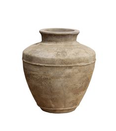 a large vase is shown on a white background