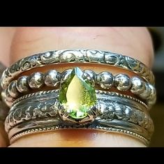 925 Sterling Silver And Peridot Elegant Peridot Jewelry Stamped 925, Elegant Stamped 925 Peridot Jewelry, Jolly Rancher, Nature Jewelry, Womens Jewelry Rings, 925 Sterling Silver, Women Jewelry, Sterling Silver, Silver