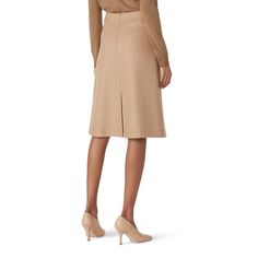 Brown wool (78% Wool, 22% Polyamide). Skirt. Side zipper closure. Fully lined. 27" from waist to hemline. Imported. Rent The Runway, Closet Designs, Home Free, Phillip Lim, Hugo Boss, Side Zipper, Zipper, Wool, Skirt