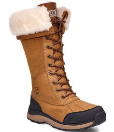 UGG Adirondack III Tall Waterproof Cold Weather Boots | Dillard's Ugg Adirondack, Tall Winter Boots, Weatherproof Boots, Cold Weather Boots, Tall Boot, Chelsea Boot, Waterproof Boots, Tall Boots, Womens Uggs