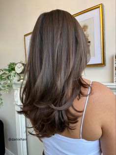 Hairstyle Ideas Easy, Brown Hair Looks, Brunette Hair With Highlights, Easy Hairstyle, Layered Haircut