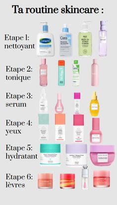 Routine skincare par étape  N'hésite pas à t'abonner pour plus de contenu si ça t a aidé 😉 ❤️    tendances skincare sephora skin care skin care solutions skincare products produits skincare body skin care routine korean skincare aesthetic aesthetique soins peaux soins corps soins visage nettoyant tonique serum yeux hydratant anti-imperfection sephora nocibé cérave cerave routine skincare moisturizer maquillage make up tendance été printemps hiver automne kpop pastel acné paris france quebec belgique maroc algérie suisse skincare été clearskin cosmetique skincare toner cleanser products kbeauty kproducts serum  #tendancesskincare #sephoraskincare #skincaresolutions #skincareproducts #produitskincare #boyskincareroutine #skincareroutine #koreanskincare #skincareété #clearskin #cosmétiques Skin Care Routine Francais, Sephora Skin Care Products, Skincare Aesthetic Products, Moisturizer Aesthetic, Skincare Toner, Skincare Sephora, Haut Routine, Acne Prone Skin Care, Skincare Moisturizer