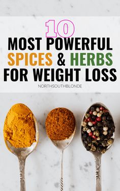 Kickstart your metabolism, fight the flu, fight aging, and detoxify your body with these powerful, flavourful herbs and spices for weight loss. Lose Weight | Burn Fat | Heal The Body | Holistic Nutrition | Medicinal Benefits | Anti Aging | Anti Inflammatory | Flu Fighting | Mental Health | Immune Boosting | Health Benefits | Superfood | Recipes | Cooking | Baking | Food and Drink | Mediterranean Ritual, Juice Smoothies Recipes, Nutrient Absorption, Reducing Inflammation, Detoxify Your Body, Increase Metabolism, Health Journey, Cayenne Pepper, Spices And Herbs