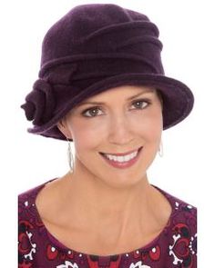 Fleece Hats for Hair Loss: Leah Cancer Hat Vintage Hats For Women, Cloche Hats, How To Wear A Wig, Fleece Hats, Derby Hats Fascinators, Mad Hatter Hats, 1920 Fashion, Kentucky Derby Hats, Women Fashion Edgy