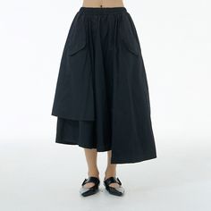 Irregular Hem, A Line Dresses, Hem Skirt, Mid Calf, Dress Length, A Line Dress, 1 Inch, Style Casual, Midi Skirt