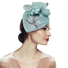 🎩Fascinator Hats for Woman Tea Party Church Headwear 📌BUY 2 ANY HATS IN OUR SHOP AND GET 10% OFF use code TWO2HATS or link: https://www.etsy.com/shop/MillinerySupplyShop?coupon=TWO2HATS ✅Dimentions:9x6,5x4 in.(23x17x10cm); Sinamay 100% natural Abaca palm's fiber; One size fascinator holds on a brown headband; Handmade; Biodegradable; 📌If you prefer a different color of the headband, Just mark it when placing an order. Women's fascinator hats are one of the most popular fashion accessories tod Fitted Costume Hat For Party, Fitted Short Brim Fascinator, Fitted Costume Hats For Summer Parties, Fitted Party Hat Headpiece, Fitted Headpieces For Kentucky Derby And Parties, Fitted Summer Party Costume Hats And Headpieces, Fitted Costume Hats And Headpieces For Spring Party, Fitted Summer Headpiece For Church, Fitted Summer Costume Hats And Headpieces For Church