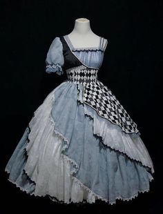 [Deadline for reservations: June 20] Alice in Wonderland Asymmetrical – Belchic Alice Costume, Alice In Wonderland Dress, Wonderland Dress, Alice In Wonderland Costume, Wonderland Costumes, Check Dress, July 10, Asymmetrical Design, Lolita Dress