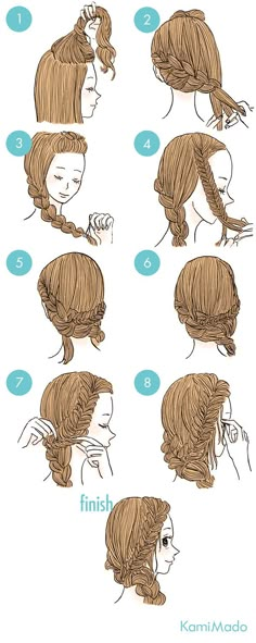 You know I always look for easy hairstyles for you but this seems very elegant and easy! Oktoberfest Hair, Simple Hairstyles For Long Hair, Cute Simple Hairstyles, Simple Hairstyles, Easy Hairstyle, Elegant Hairstyles, Hair Tutorials, Hairstyles For Long Hair