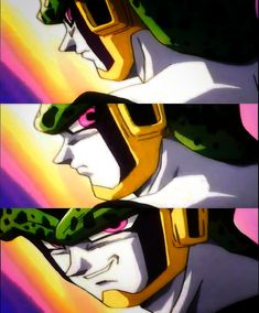 two images of the same character with different colors and hair, one is wearing a yellow helmet