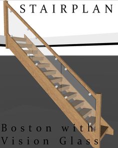 a stair case with glass on the bottom and bottom is shown in this book cover