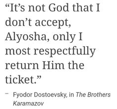 a quote from fyodor dostoevsy on the brothers karamazov