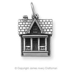 For charm bracelet, engraved with the year we bought our first house |Pinned from PinTo for iPad| Flooded House, James Avery Charms, Buy My House, James Avery Jewelry, Silver Gold Jewelry, Up House, James Avery, Cooking Light, House Built