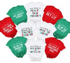 Most Likely To Christmas Shirts, Christmas Shirts Family, Christmas Movie Quotes, Christmas Vacation Shirts, Christmas Pj, National Lampoons Christmas, Lampoons Christmas, National Lampoons Christmas Vacation, Lampoon's Christmas Vacation