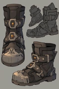 some different types of shoes and boots for the game overwatching, but i'm not sure what to do with them