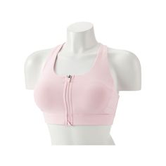 Complete with moisture-wicking technology, this women's Tek Gear sports bra is a fitness essential. Complete with moisture-wicking technology, this women's Tek Gear sports bra is a fitness essential. Perfect for medium-impact exercises such as biking Tru-Dry technology wicks moisture away from the body to keep you comfortable Lightly padded cups Zipper locks in place when flipped down Hook and eye closure keeps you secure Racerback with keyhole accent Tag free Wire freeFABRIC & CARE Polyester, s Light Exercise Racerback Sports Bra, Compression Racerback Sports Bra For Light Exercise, Functional Stretch Sports Bra For Light Exercise, Pink Sweat Resistant Sports Bra For Light Exercise, Pink Sweat-resistant Sports Bra For Light Exercise, Sporty Bra With Medium Bust Support For Light Exercise, Sports Bra With Built-in Bra For Sports Season, Supportive Racerback Sports Bra For Light Exercise, High Stretch Sports Bra For Light Exercise