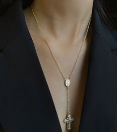 Ariadne Lariat Drop Necklace – TBJ Elegant Cross Necklace With Adjustable Chain, Elegant Crucifix Necklace With Adjustable Chain, Elegant Crucifix Necklaces With Adjustable Chain, Elegant Cross Pendant Lariat Necklace With Adjustable Chain, Elegant Cross-shaped Lariat Necklace With Adjustable Chain, Elegant Cross Lariat Necklace With Adjustable Chain, Elegant Cross Lariat Necklace, Elegant Gold Lariat Necklace With Cross, Gold Cross Lariat Necklace As Gift