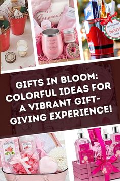 pink gifts in bloom colorful ideas for a vibrant gift - giving experience cover image with text overlay