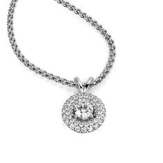 Keep your 1 carats Round diamond close to your heart with this mesmerizing 14K / 18K White gold pendant & necklace. With a 0.3 carats as its main diamond, this design is guaranteed to draw attention in every scenery. Jewelry Details Main Diamond Accent Diamonds Total Carat Weight: 1 cts Gold KT: 14K / 18K Gold Color: White Size: Resizable Certificate: GIL Shape: Round Weight: 0.3 cts Color: F Clarity: SI1 Natural Earth-Mined Diamond Shape: Round Weight: 0.7 cts Color: E-F Clarity: VS-SI Natu Round Diamond Pendant, White Gold Pendant Necklace, Pear Cut Engagement Rings, White Gold Pendant, Engagement Ring Shapes, Halo Pendant, Double Halo, Men Diamond Ring, White Necklace