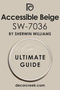 the ultimate guide to accessible beginners sw - 706 by sherwin williams