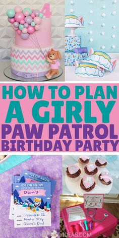 Princess Birthday Party Food, Paw Patrol Party Ideas, Paw Patrol Cupcakes, Paw Patrol Birthday Cake