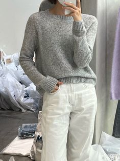 Luxe merino wool O-neck knitted sweater. Long sleeved and soft cozy fit. Model is in MINUSEY ONE SIZE. ✔️ Free worldwide express shipping over $100✔️ Loved by 6,500+ customers✔️ Limited edition collections, maximum style⠀⠀⠀⠀⠀⠀⠀⠀⠀Stay ahead of the trend with can’t-find-anywhere-else staples. Your closet will thank you 💕* MINUSEY ONE SIZE = EU 34-38, US 2-6* 80% Merino Wool / 20% Nylon* Dry clean* Made in Korea - Model Height: 172cm/5'7" (US2, EU34) Waiting List, Cozy Fits, Leather Mini Skirts, The Trend, Vintage Bags, Knitted Sweater, Leather Mini, Model Height, Merino Wool